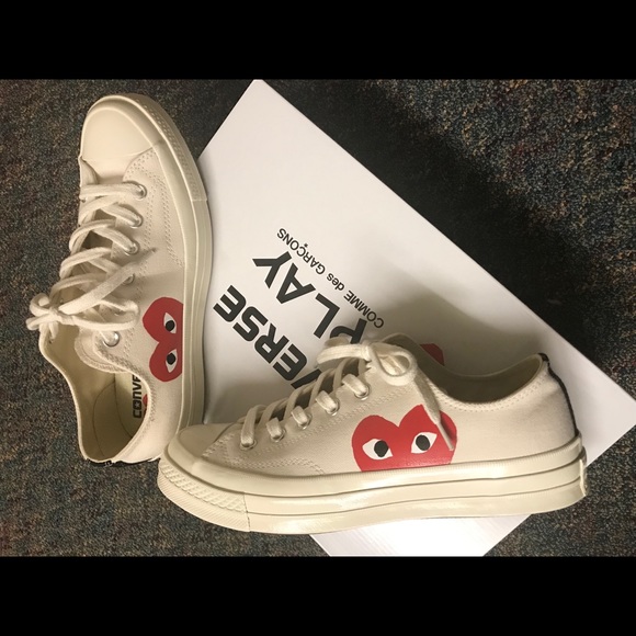 commes des garcon converse size 5